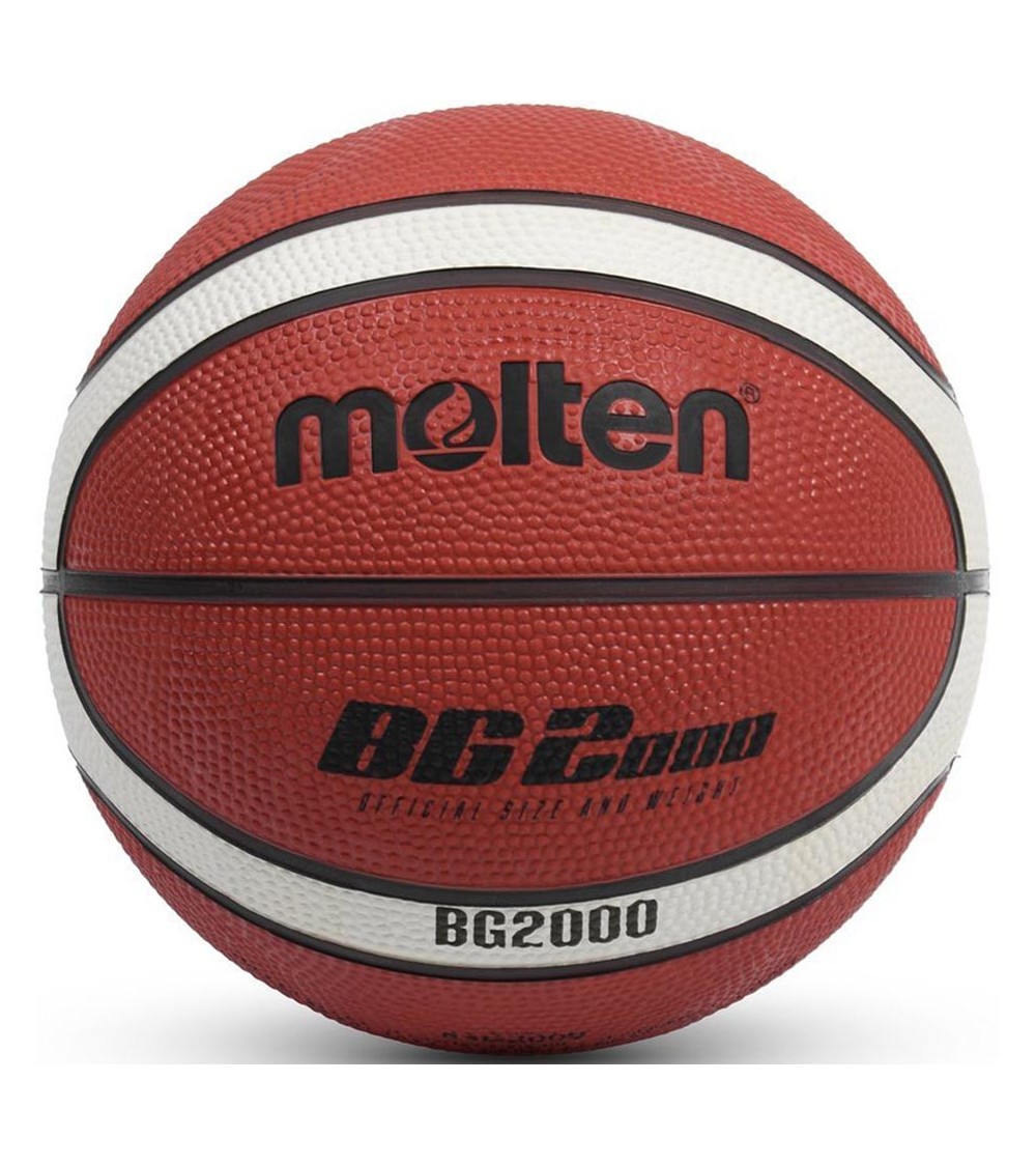 Piłka koszykowa Molten brązowo-biała B3G2000