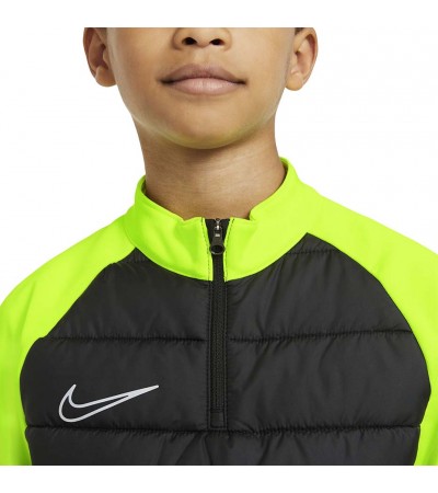 Bluza dla dzieci Nike Dry Pad Academy Dril Top WW czarno-zielona BQ7467 013