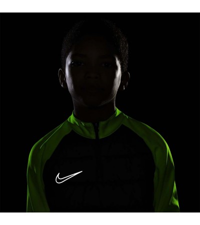 Bluza dla dzieci Nike Dry Pad Academy Dril Top WW czarno-zielona BQ7467 013