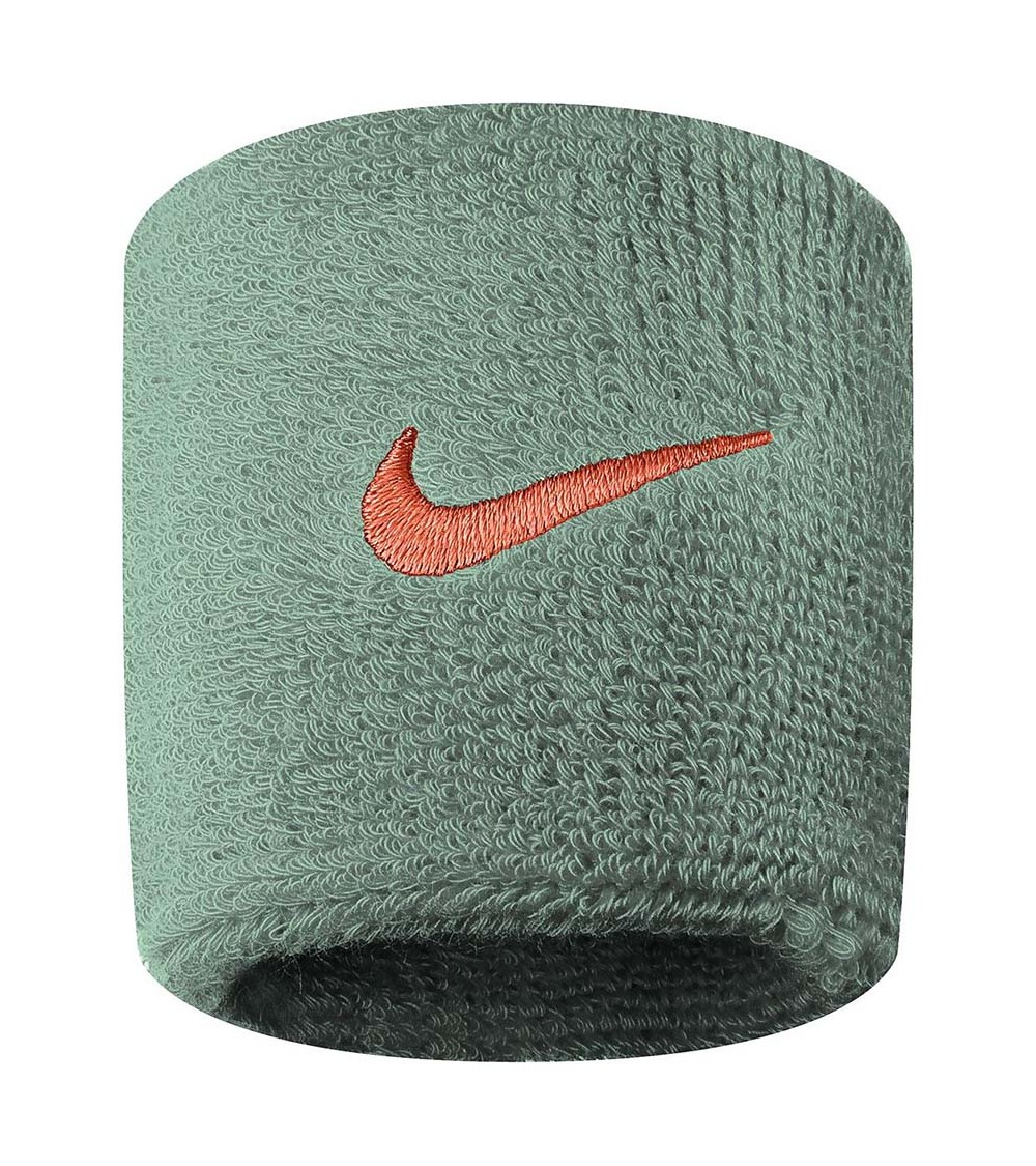 Frotki na rękę Nike Swoosh Wristbands zielone N0001565301OS