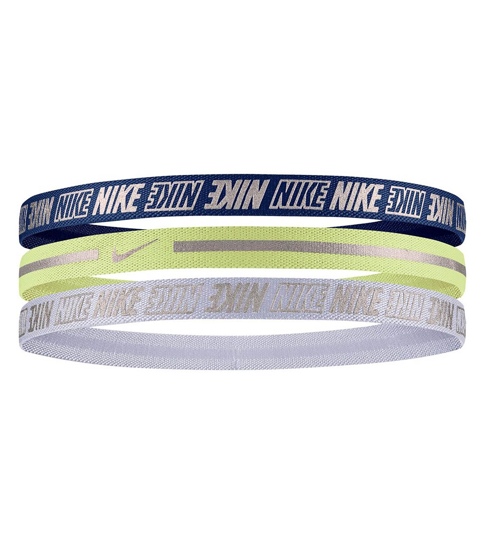 Opaska Nike Hairband 3 granatowa, niebieska, zielona N0002755983OS