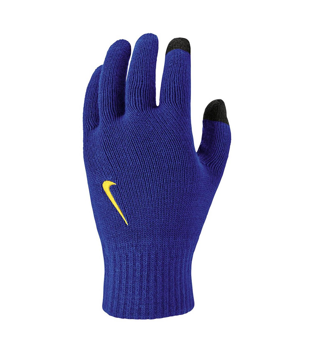 Rękawiczki męskie Nike Knit Grip niebieskie N0003510421