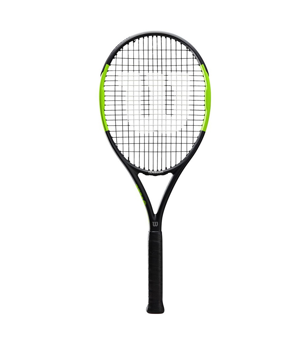 Rakieta do tenisa ziemnego Wilson Blade Feel 100 RKT 2 czarno-zielona WR018610U2