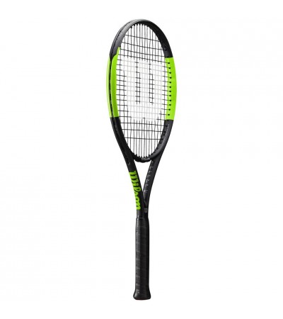 Rakieta do tenisa ziemnego Wilson Blade Feel 100 RKT 2 czarno-zielona WR018610U2