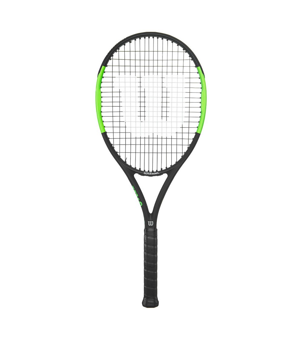 Rakieta do tenisa ziemnego Wilson Blade Feel 100 RKT3 czarno-zielona WR018610U3