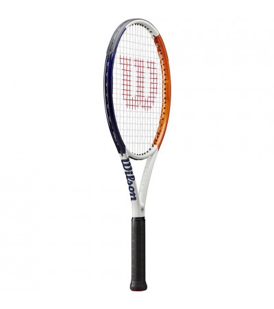 Rakieta do tenisa ziemnego Wilson Roland Garros Team RKT 4 biało-granatowo-brązowa WR030310U4