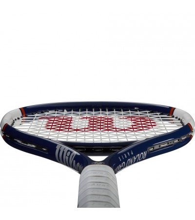 Rakieta do tenisa ziemnego Wilson Roland Garros Equipe HP RKT 3 biało-granatowa WR030410U3