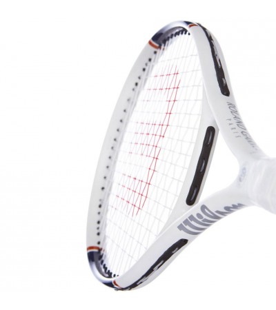 Rakieta do tenisa ziemnego Wilson Roland Garros Triumph RKT 2 biało-granatowa WR030510U2