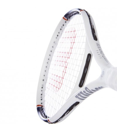 Rakieta do tenisa ziemnego Wilson Roland Garros Triumph RKT 3 biało-granatowa WR030510U3
