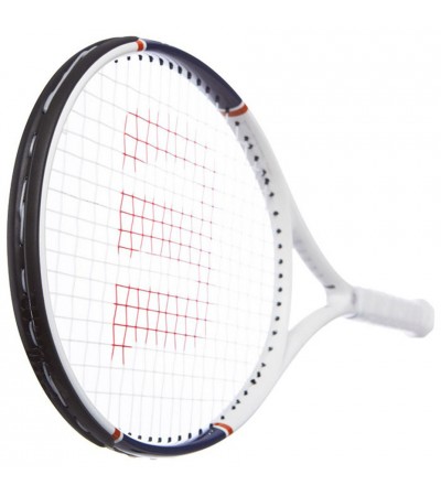 Rakieta do tenisa ziemnego Wilson Roland Garros Triumph RKT 3 biało-granatowa WR030510U3