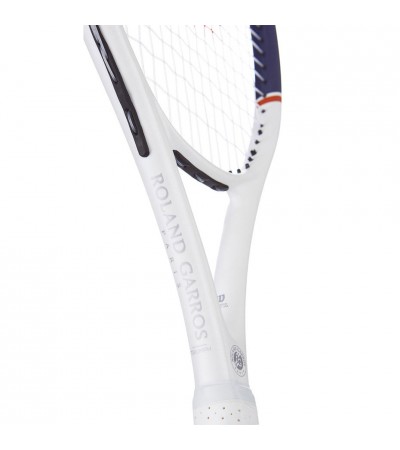 Rakieta do tenisa ziemnego Wilson Roland Garros Triumph RKT 3 biało-granatowa WR030510U3