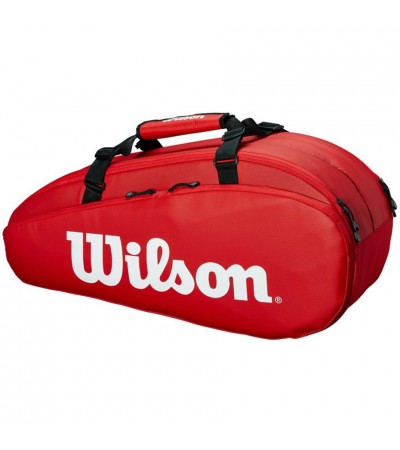 Torba tenisowa Wilson Tour 2 Comp Small czerwona WRZ847909