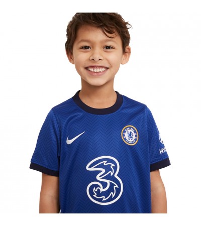Komplet sportowy dla dzieci Nike Chelsea niebieski CD4588 496