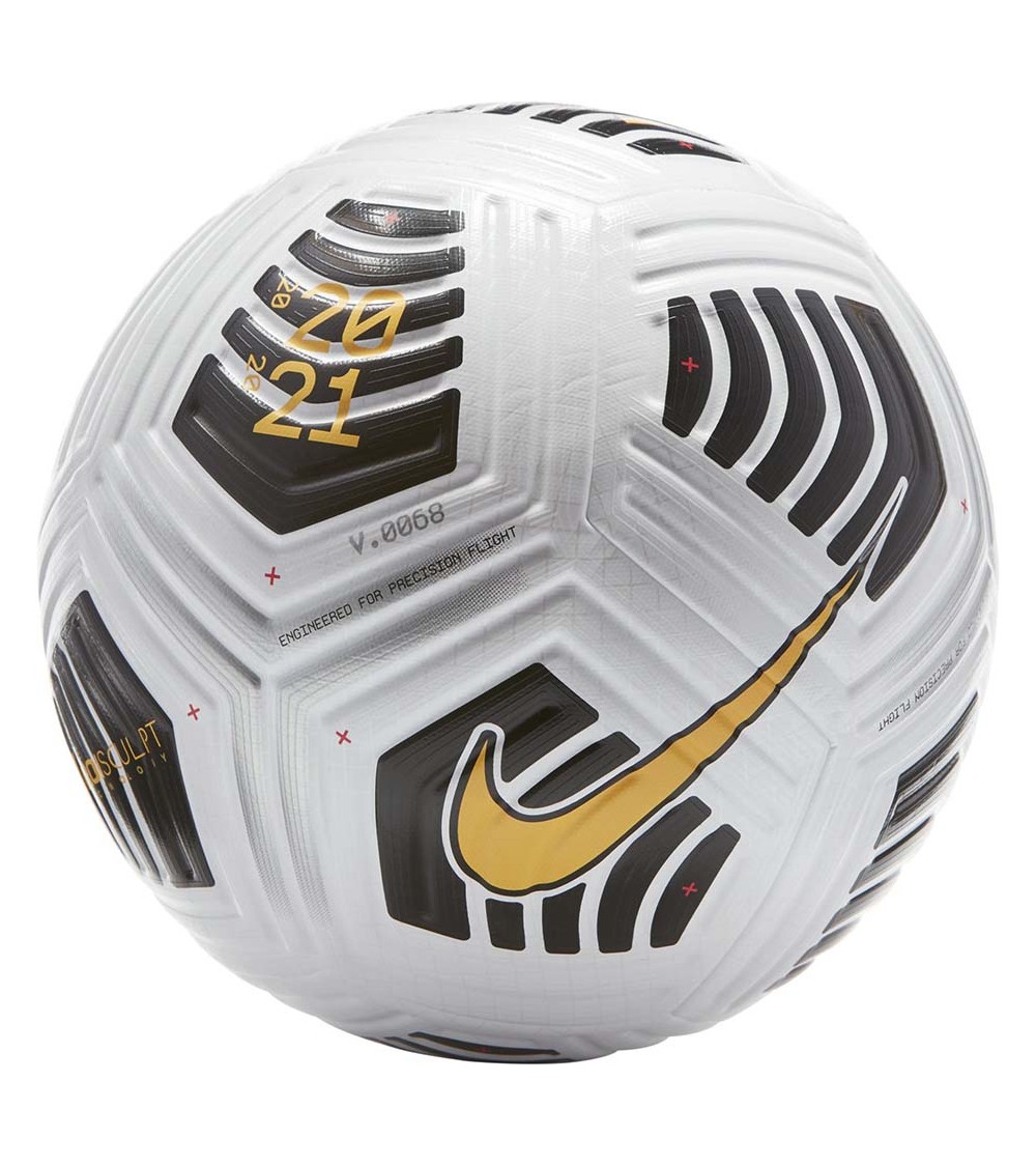 Piłka nożna Nike Flight FA20 biało-czarno-żółta DA5635 100