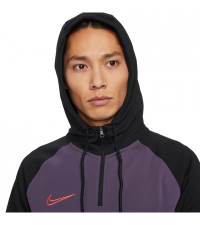 Bluza męska Nike Dri-FIT Academy czarno-fioletowa CT2420 573