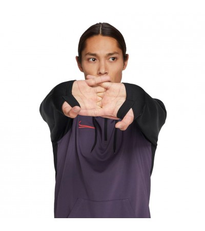 Bluza męska Nike Dri-FIT Academy czarno-fioletowa CT2420 573