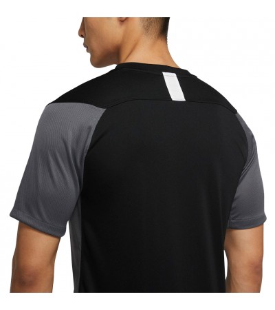 Koszulka męska Nike Dry Acd Top Ss Fp Mx czarno-szara CV1475 010