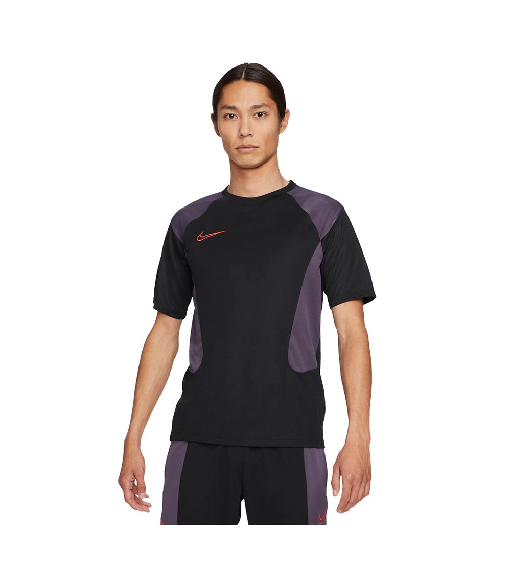 Koszulka męska Nike Dry Acd Top Ss Fp Mx czarno-fioletowa CV1475 011