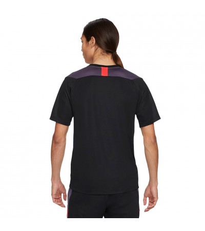 Koszulka męska Nike Dry Acd Top Ss Fp Mx czarno-fioletowa CV1475 011