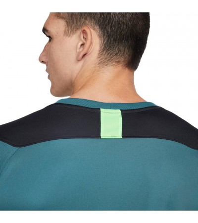 Koszulka męska Nike Dry Acd Top Ss Fp Mx zielona CV1475 393