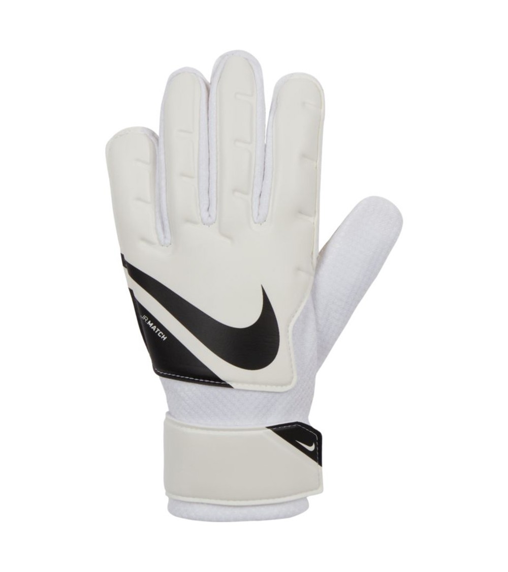Rękawice bramkarskie Nike Goalkeeper Match Junior biało-czarne CQ7795 100