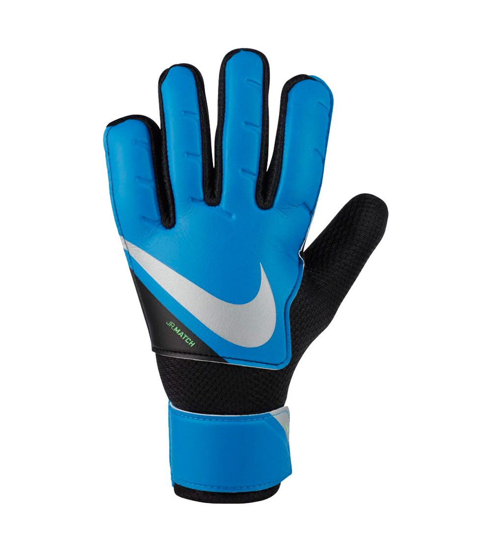 Rękawice bramkarskie Nike Goalkeeper Match Junior czarno-niebieskie CQ7795 406