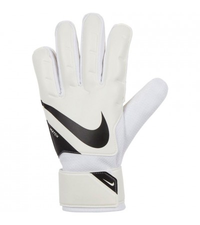 Rękawice bramkarskie Nike Goalkeeper Match biało-czarne CQ7799 100