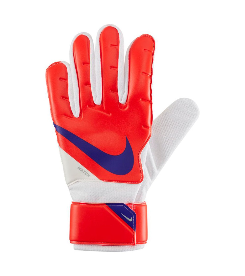Rękawice bramkarskie Nike Goalkeeper Match biało-czerwone CQ7799 635