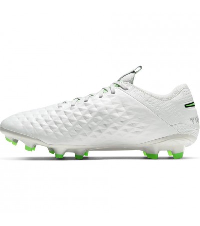 Buty piłkarskie Nike Tiempo Legend 8 Elite FG białe AT5293 030