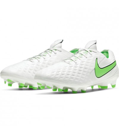 Buty piłkarskie Nike Tiempo Legend 8 Elite FG białe AT5293 030