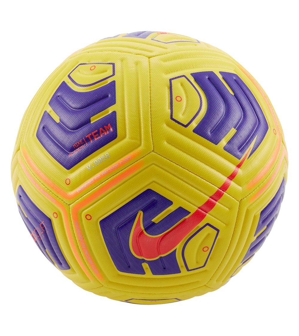 Piłka nożna Nike Academy Team żółto-fioletowa CU8047 720