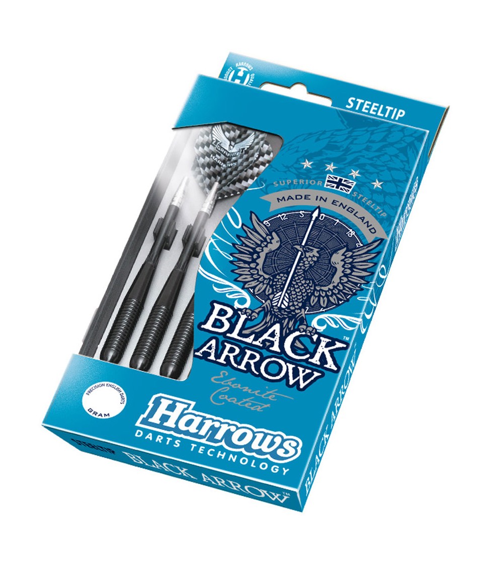 Harrows rzutki Black Arrow Steeltip 21 gr czarne