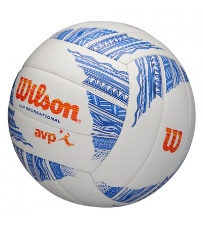 Piłka siatkowa Wilson Avp Modern Vb biało-niebieska WTH305201XB