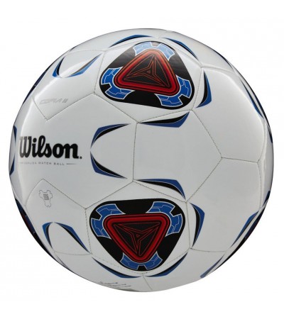Piłka nożna Wilson Copa II Sb biało-niebieska WTE9210XB04