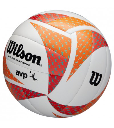 Piłka siatkowa Wilson Avp Style Vb biało-pomarańczowa WTH306202XB