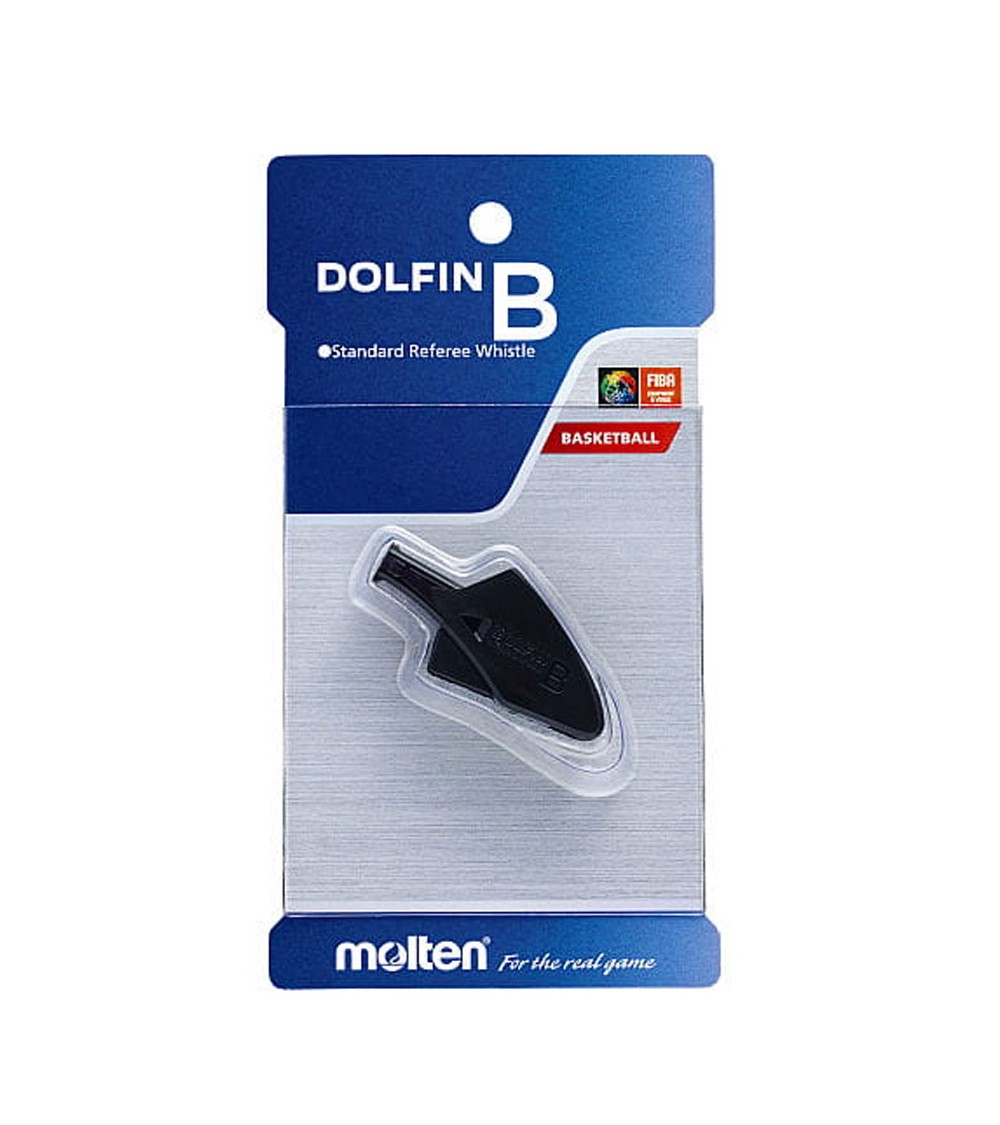 Gwizdek Molten Delfin B ze sznurkiem czarny RA0080-KL-E