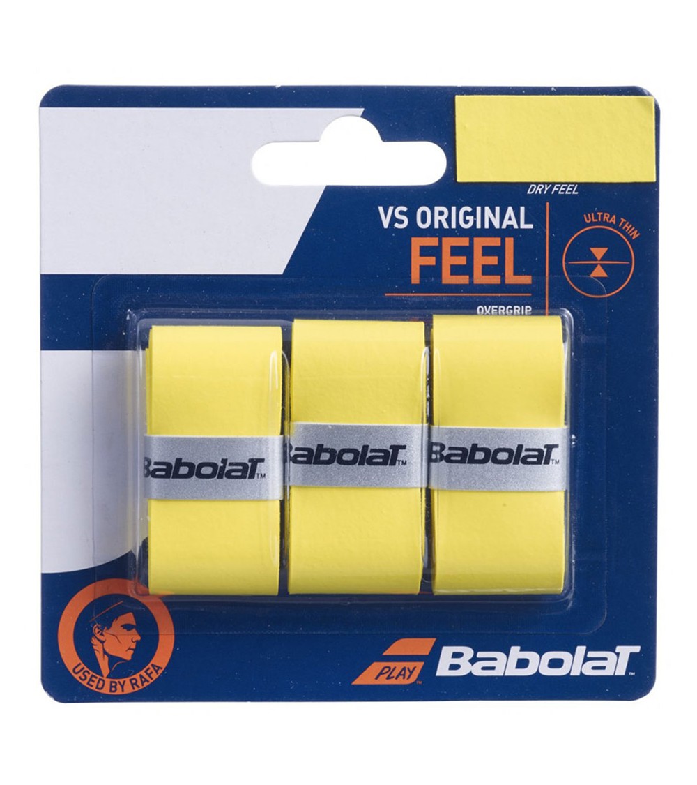 Owijka Babolat Vs Original Feel żółta 3szt 653040 113