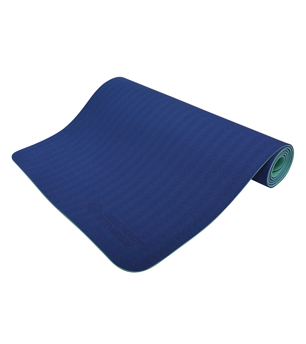 Mata do jogi Schildkrot Bicolor yoga matte granatowo-miętowa 960067