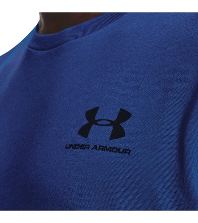 Koszulka męska Under Armour Sportstyle Left Chest Ss niebieska 1326799 432