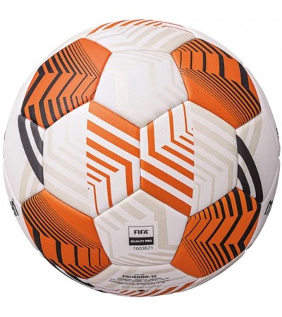 Piłka nożna Molten Official UEFA Europa League Acentec biało-pomarańczowa F5U5000-12