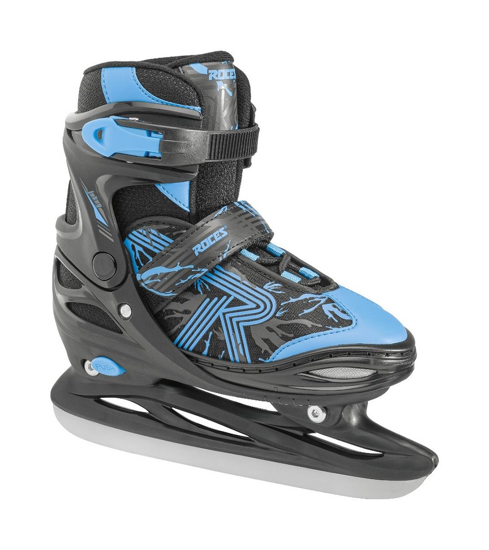 Łyżwy Roces Jokey Ice 3.0 Boy czarno-niebieskie 450707 01