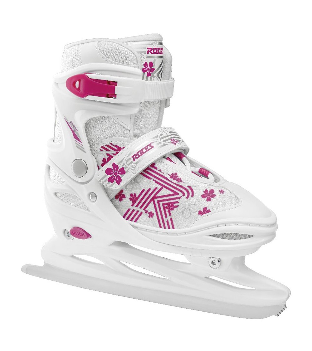 Łyżwy Roces Jokey Ice 3.0 Girl biało-różowe 450708 01
