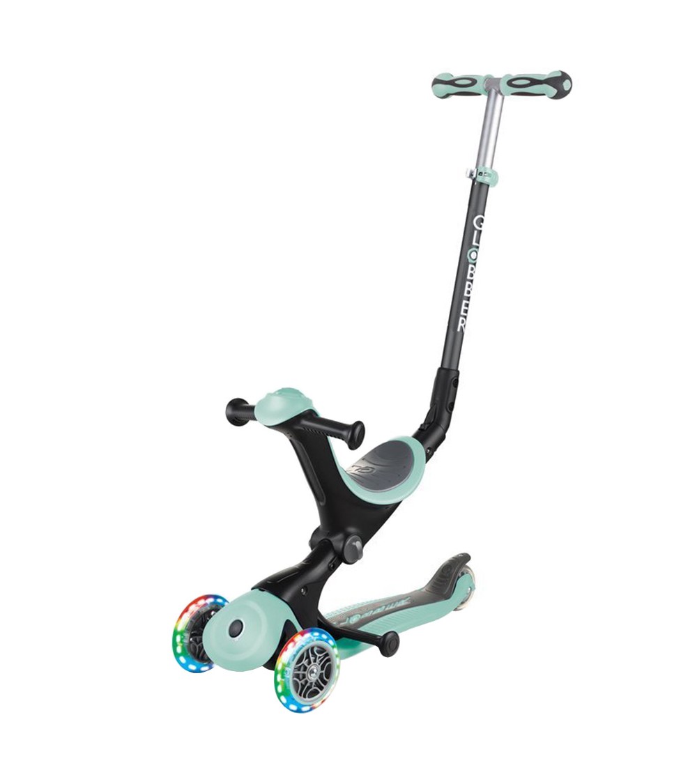 Hulajnoga jeździk rowerek Smj Globber GO-UP Deluxe Lights mint 646-206