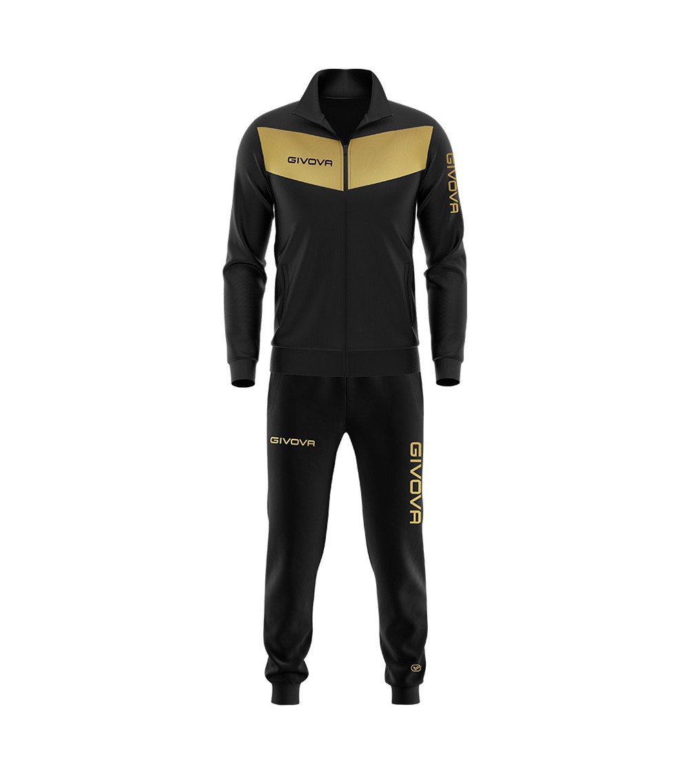 Dres Givova Luxury Visa czarno-złoty TR018L 1020