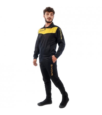Dres Givova Luxury Visa czarno-złoty TR018L 1020