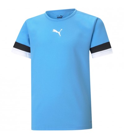 Koszulka dla dzieci Puma teamRISE Jersey Jr błękitna 704938 18