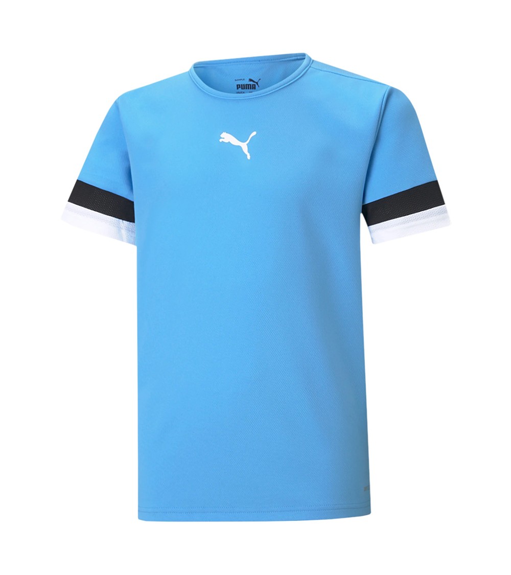 Koszulka dla dzieci Puma teamRISE Jersey Jr błękitna 704938 18