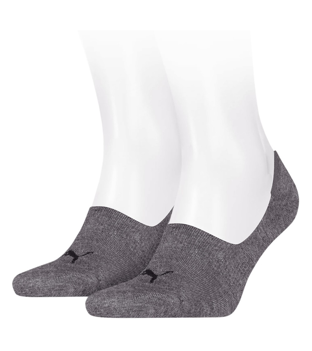 Skarpety Puma Footie 2P Unisex szare 906245 18