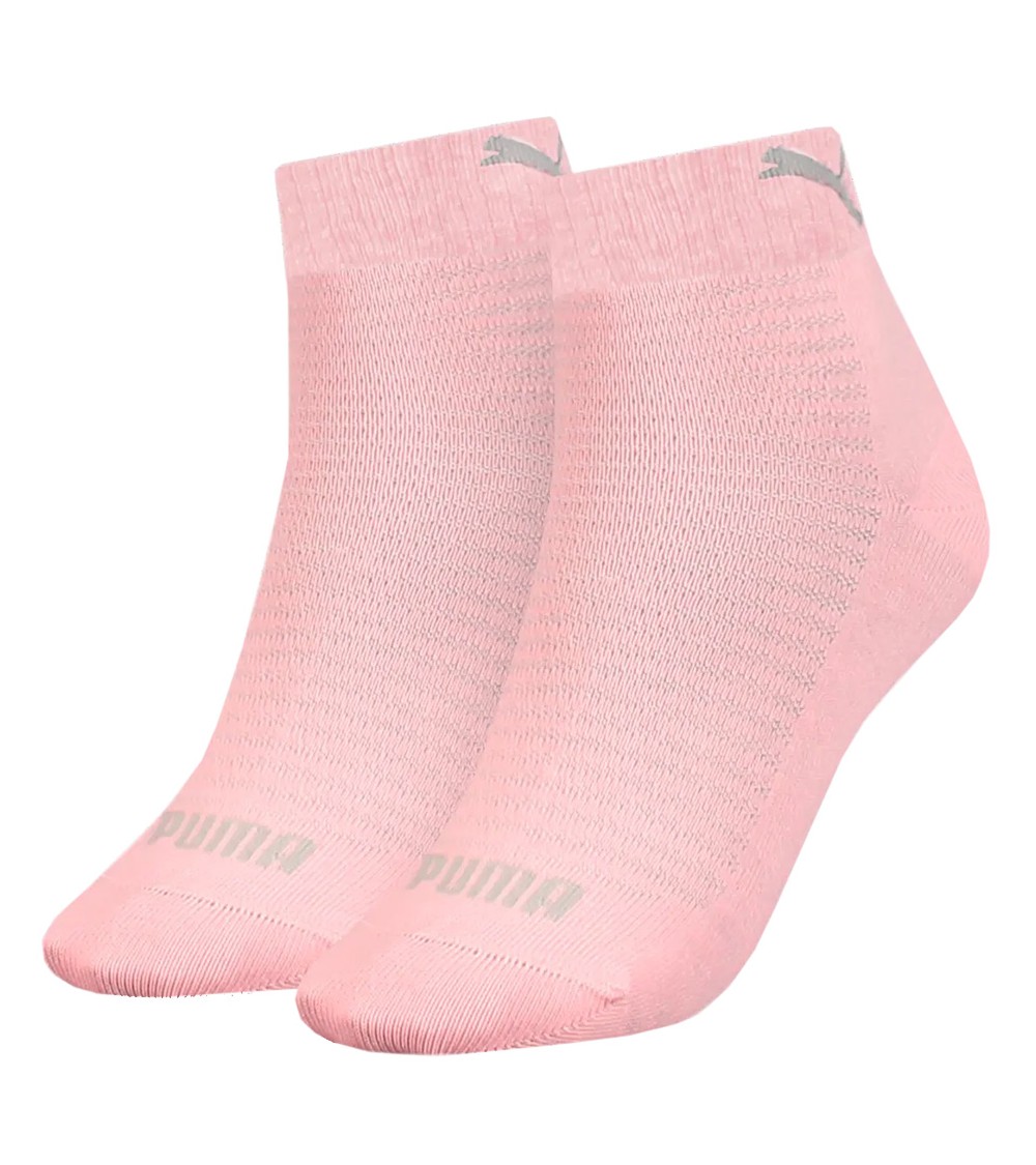 Skarpety Puma Quarter 2 pary różowe 907956 04