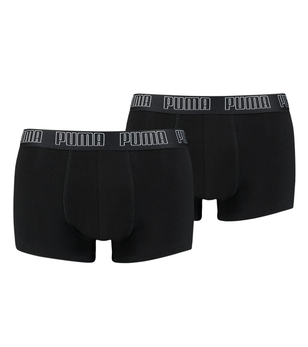 Bokserki męskie Puma Basic Trunk 2P czarne 935015 01